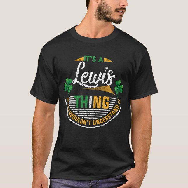 Camiseta Irlandés - Es Cosa de Lewis (Anverso)