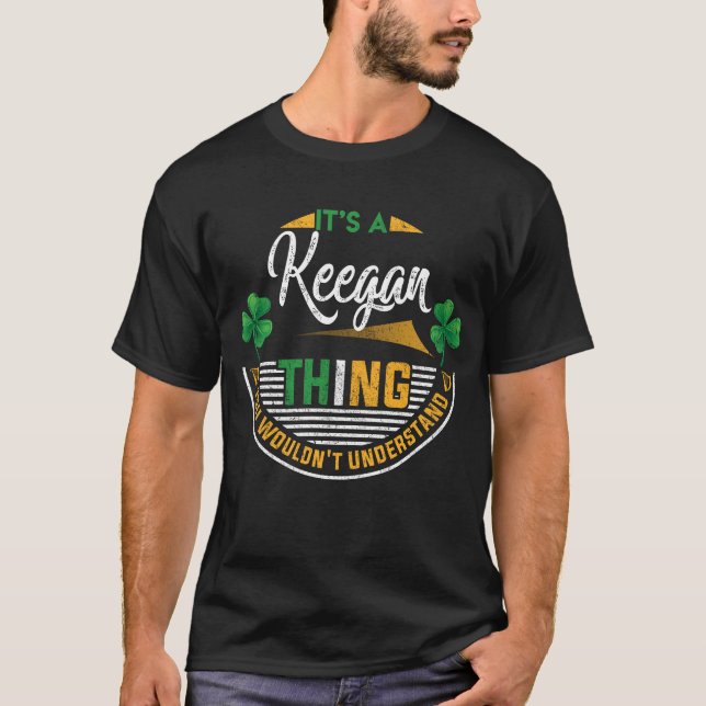 Camiseta Irlandés - Es un asunto Keegan (Anverso)