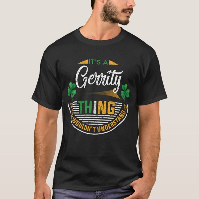Camiseta Irlandés - Es una Cosa de Gerrity (Anverso)