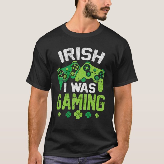 Camiseta Irlandés, estaba jugando a un chico divertido del  (Anverso)