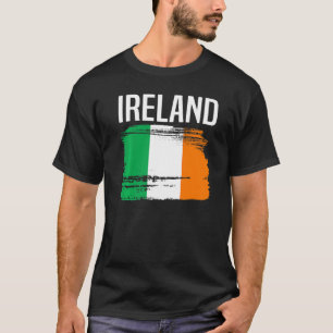 Camiseta Irlandés Flag St Patricks Day Vintage Distresage I
