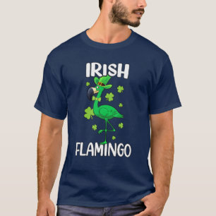 Camiseta Irlandés Flamingo St. Patrick's Day Fiesta Ireland