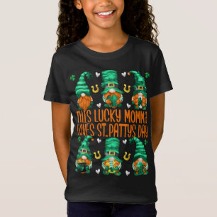 Camiseta Irlandés gracioso, esta afortunada mamá ama a St. 