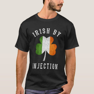 Camiseta Irlandés Gracioso Por Inyecciones Larga Manga Slee