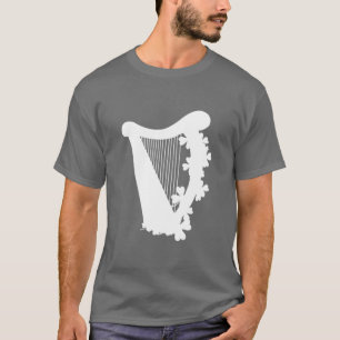 Camiseta Irlandés Harp Gracioso Regalos del Día de San Patr