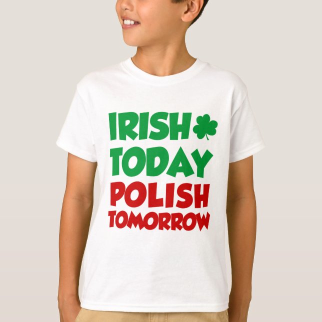 Camiseta Irlandés hoy en Polonia (Anverso)
