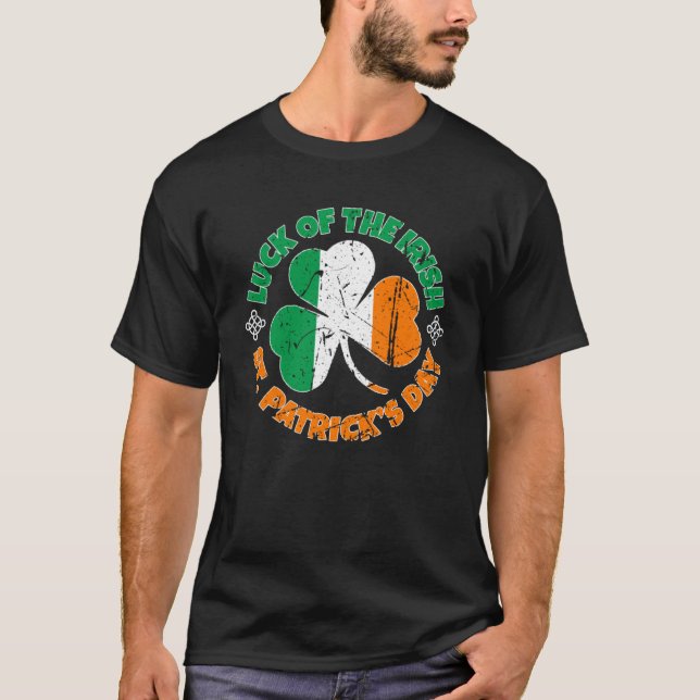 Camiseta Irlandés Map Flag Souvenir Molesto Irlanda Hombres (Anverso)