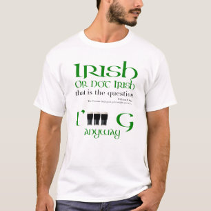 Camiseta Irlandés o no irlandés original del Día de San 