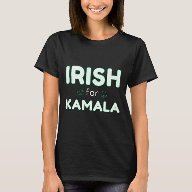 Camiseta Irlandés Para Las Elecciones De Kamala Harris 2024 (Anverso)