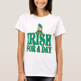 Camiseta Irlandés para un Leprechaun del día