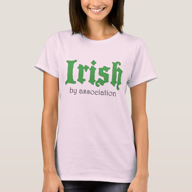 Camiseta Irlandés por asociación (Anverso)