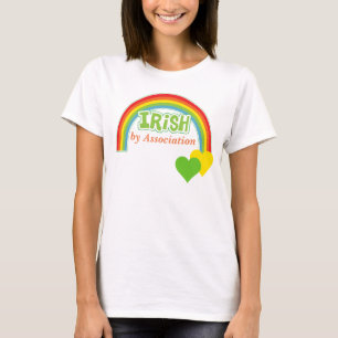 Camiseta Irlandés Por Asociación Corazón Arcoiris