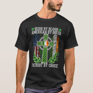 Camiseta Irlandés Por Blood American Por Nacimiento Patriot