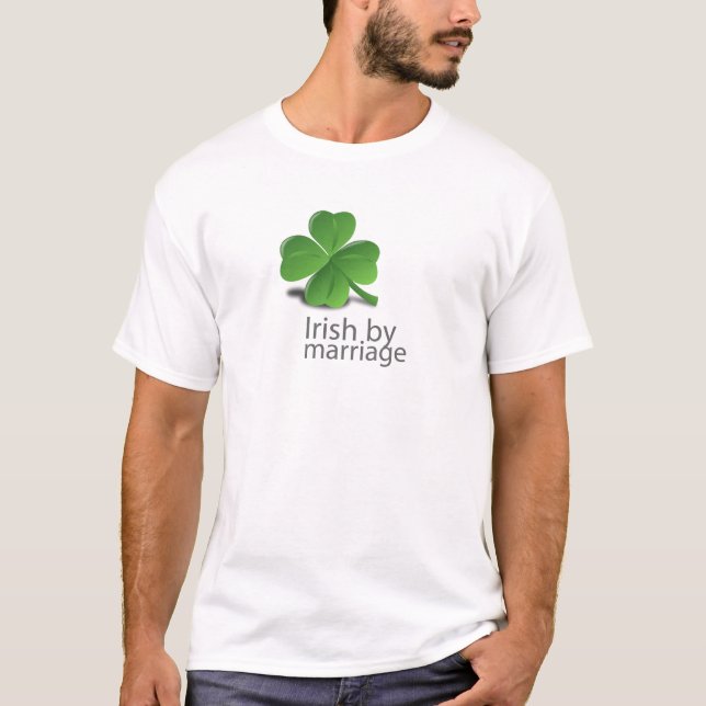 Camiseta Irlandés por diseño de la boda (Anverso)