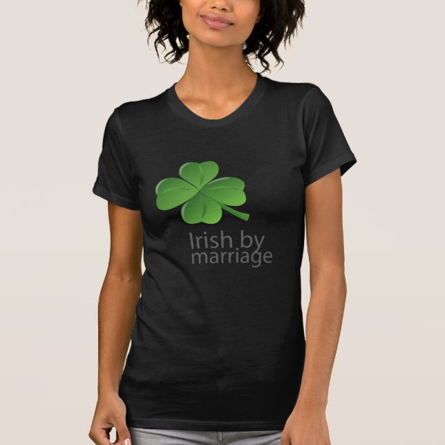 Camiseta Irlandés por diseño de la boda (Anverso)