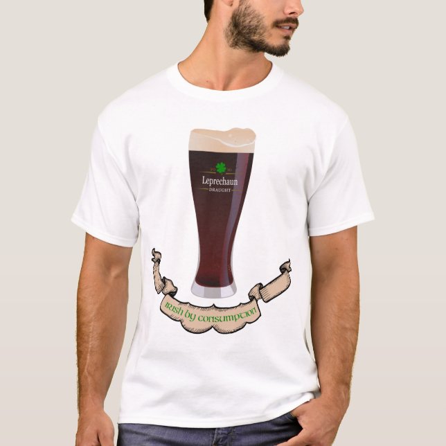 Camiseta Irlandés por el consumo (Anverso)