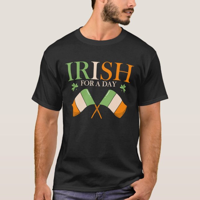 Camiseta Irlandés por un día de amor Irlanda San Patricio (Anverso)