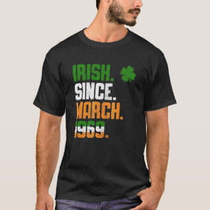 Camiseta Irlandés Shamrock desde marzo de 1969 Leyenda St P