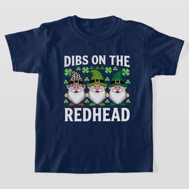 Camiseta Irlandés Shamrock Gnome Funny Redhead St. Pat (Distribución)