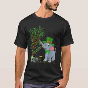Camiseta Irlandés Shamrock Leprechaun Gorra Elephant St. Pa