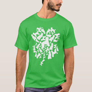 Camiseta Irlandés Shamrock St Patrick's Day Poodle Funny