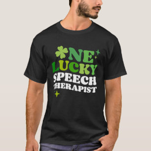 Camiseta Irlandés terapeuta del discurso de la suerte C