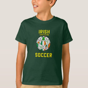 Camiseta Irlandés yo jugaba fútbol - Pun irlandés