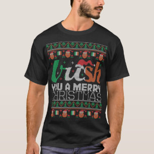 Camiseta Irlandés You A Merry Christmas Ireland Feo Navida