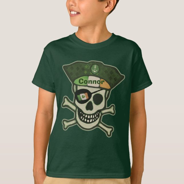 Camiseta irlandesa de encargo del pirata del día (Anverso)