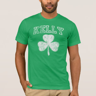 Camiseta irlandesa de Kelly del trébol