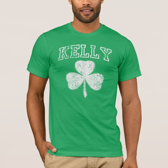 Camiseta irlandesa de Kelly del trébol (Anverso)