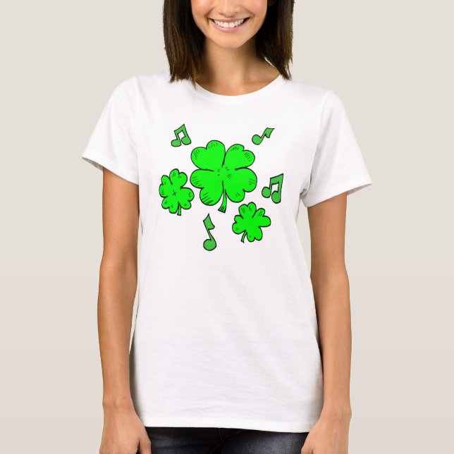 Camiseta irlandesa de la música (Anverso)