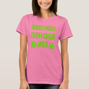 Camiseta irlandesa de los chicas