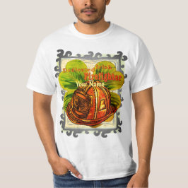 Camiseta irlandesa dedicada al bombero