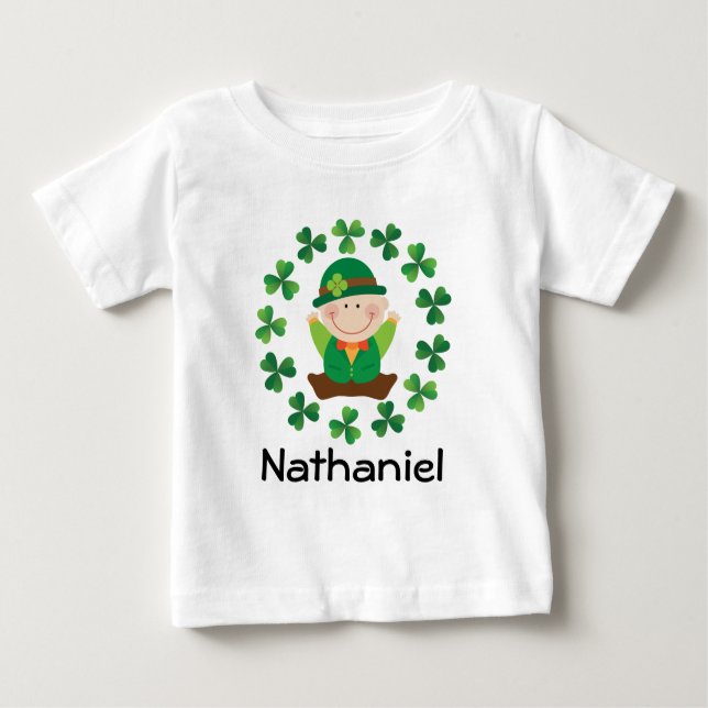 Camiseta irlandesa del bebé del día del St