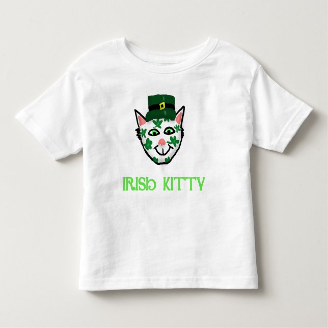Camiseta irlandesa del gatito (Anverso)