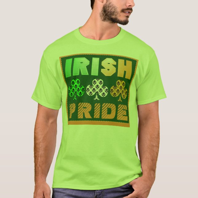Camiseta irlandesa del orgullo del día de St (Anverso)