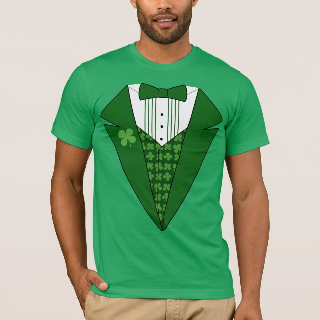Camiseta irlandesa del smoking del Leprechaun (Anverso)