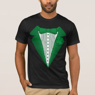 camiseta irlandesa del smoking del leprechaun de