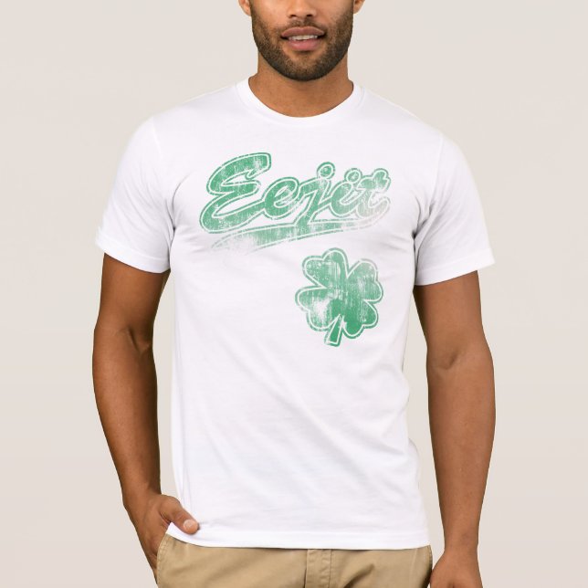 Camiseta irlandesa del trébol de Eejit (Anverso)