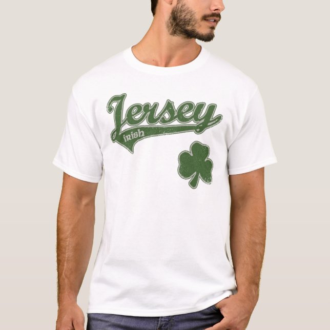 Camiseta irlandesa del trébol de New Jersey (Anverso)