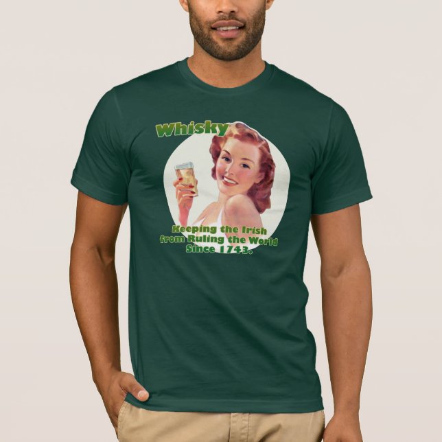 Camiseta irlandesa del whisky (Anverso)