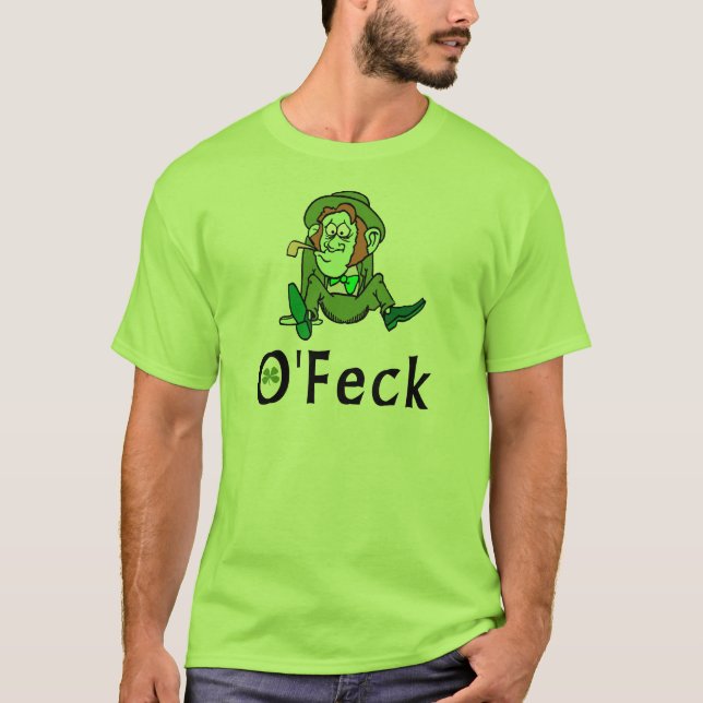 Camiseta irlandesa divertida de O'Feck (Anverso)