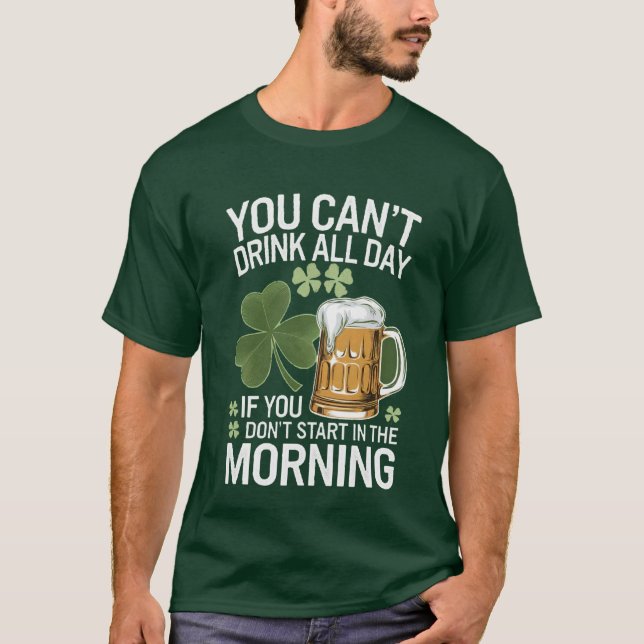 Camiseta irlandesa divertida ofensiva para beber (Anverso)