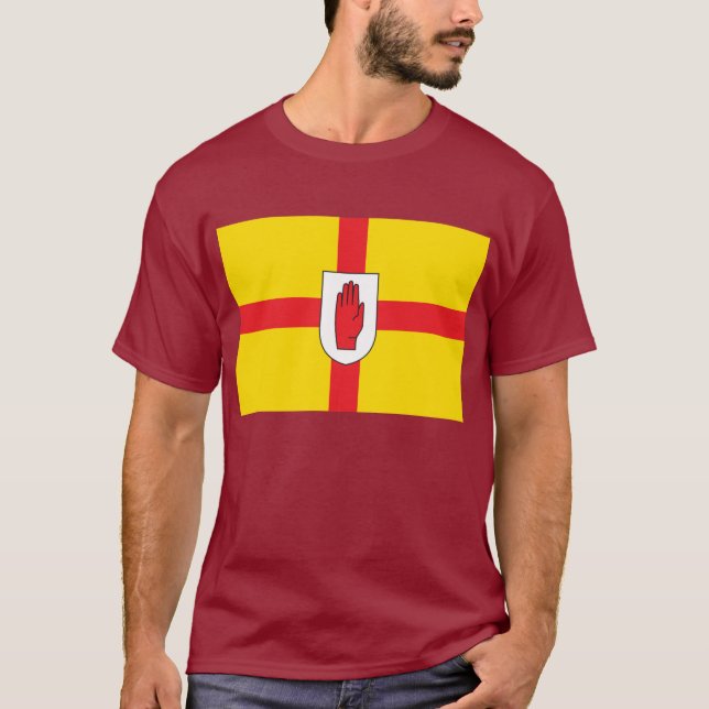 Camiseta irlandesa escocesa de la bandera (Ulster) (Anverso)