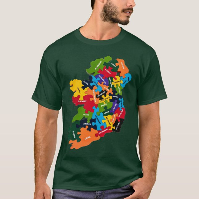 Camiseta irlandesa, Irlanda (Anverso)