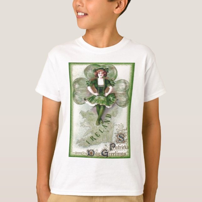 Camiseta Irlandesa Irlanda Shamrock Riverdance (Anverso)