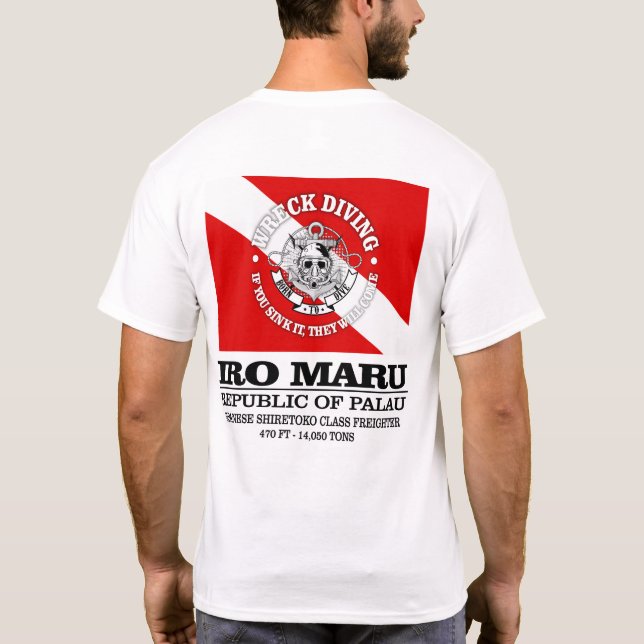 Camiseta Iro Maru (mejores restos de naufragio) (Reverso)