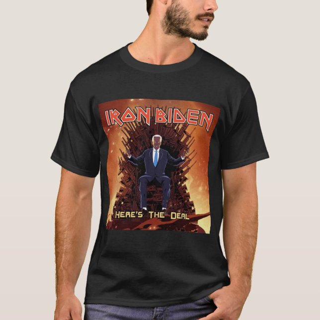 Camiseta Iron Biden (Anverso)