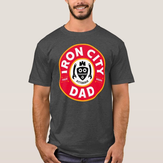Camiseta Iron City Dad (Anverso)